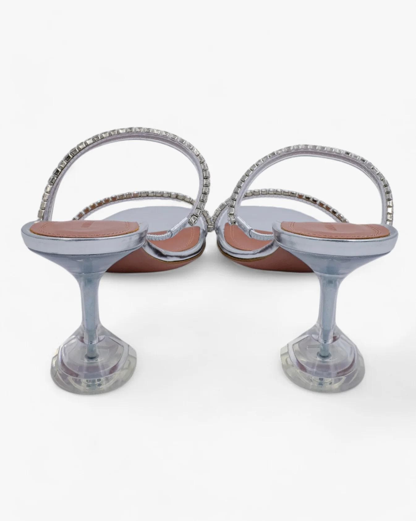 Amina Muaddi Gilda Glass 70 - Image 5