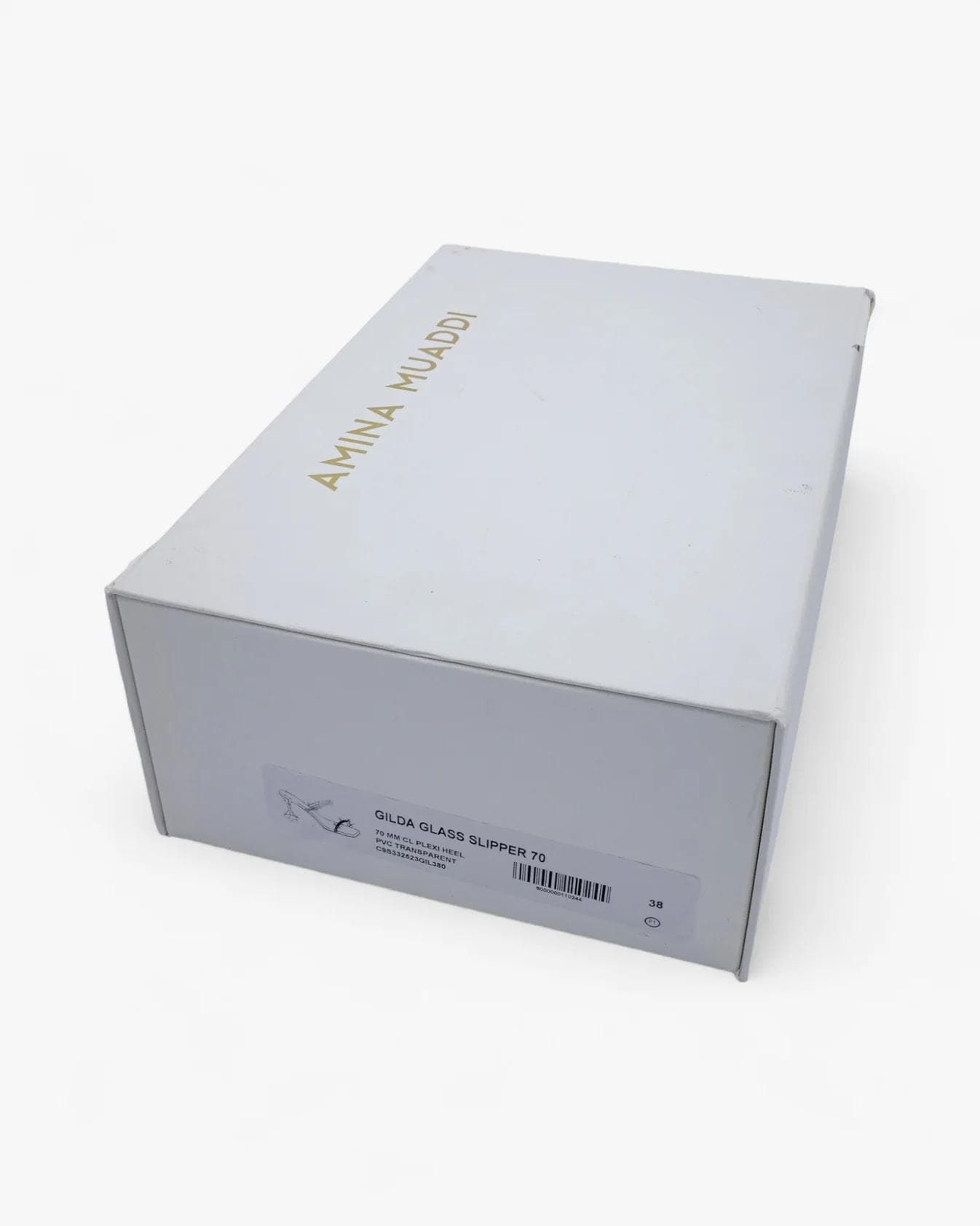 Amina Muaddi Gilda Glass 70 - Image 3