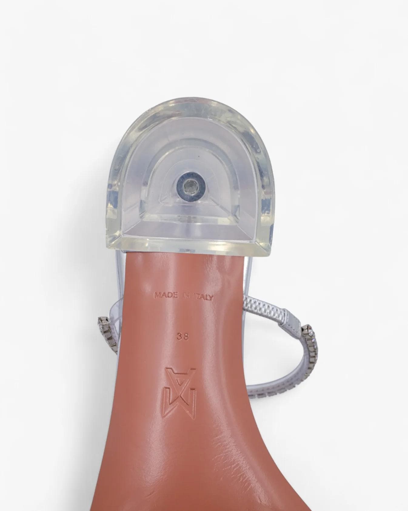 Amina Muaddi Gilda Glass 70 - Image 9