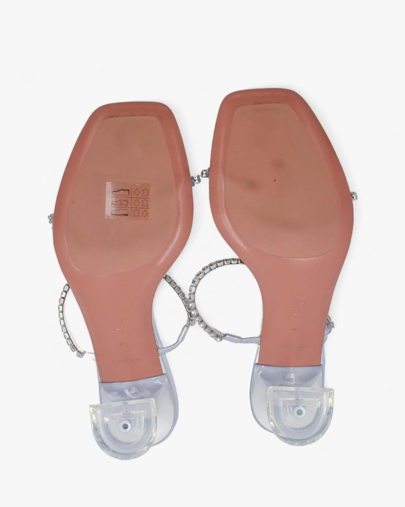 Amina Muaddi Gilda Glass 70 - Image 7